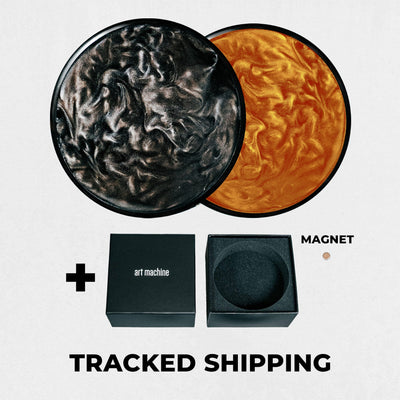 2 x COSMIC EYE - BLACK + ORANGE + Gift box